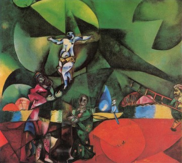 Golgatha Zeitgenosse Marc Chagall Ölgemälde